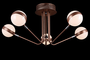 Household Lighting/Ceiling Lamp/red coffee color+iron+aluminium +Acrylic+4W (LED) 3000K(5)