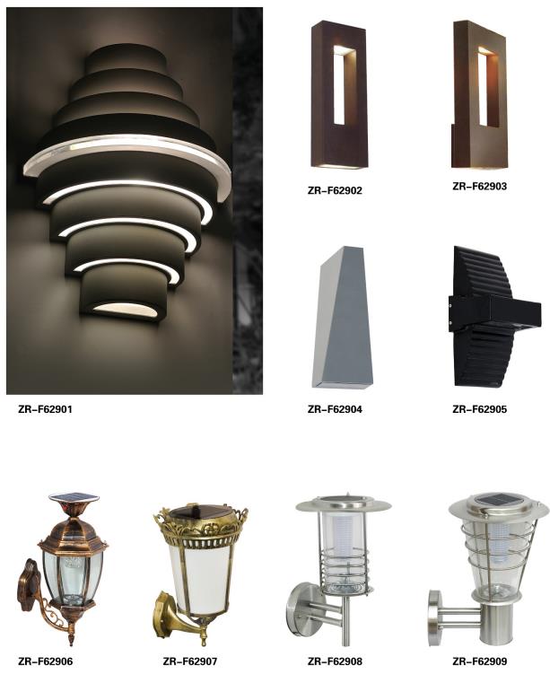 wall lamp，the power of the light source is mostly about 15-40 watts