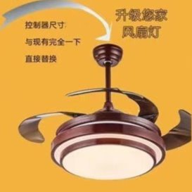 LED AI control indoor fan lamp