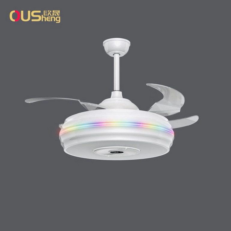 Intelligent Remote Control Fan light in living room and dining room