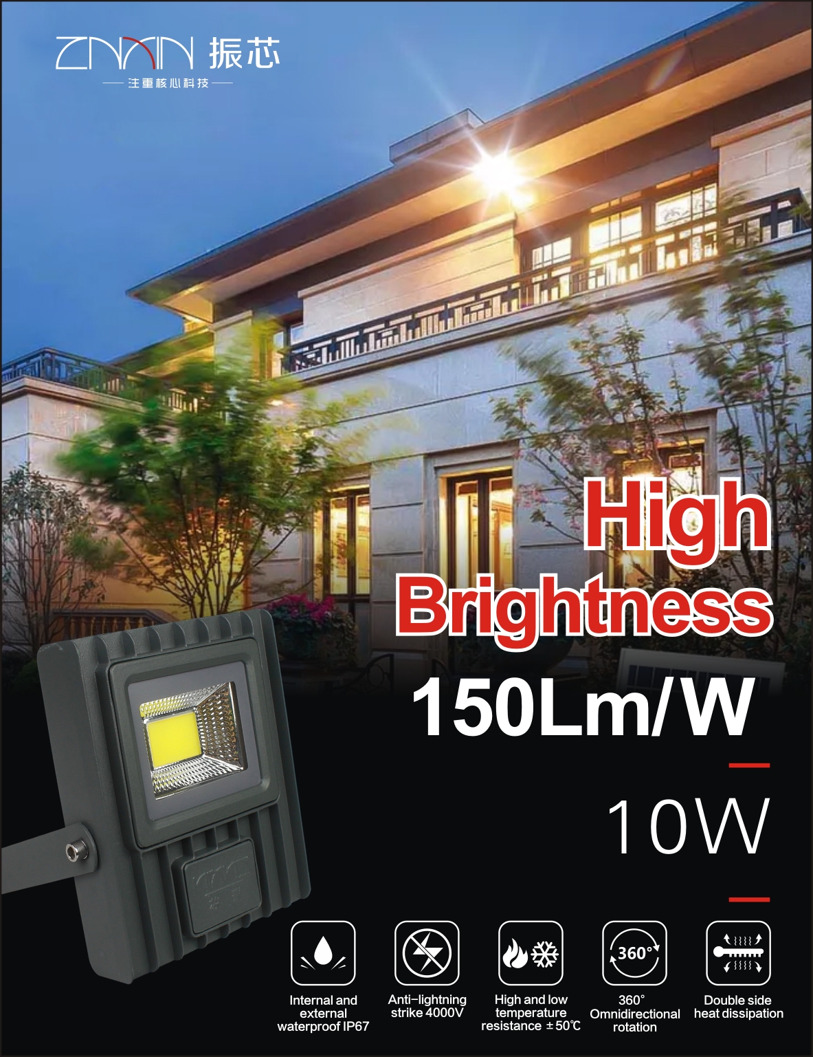 10W 20W LED FLOODLIGHT