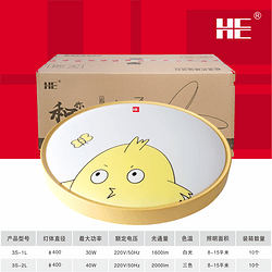 Creative Cartoon Chicken household ceiling lamp