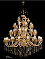 Luxurious living room chandelier