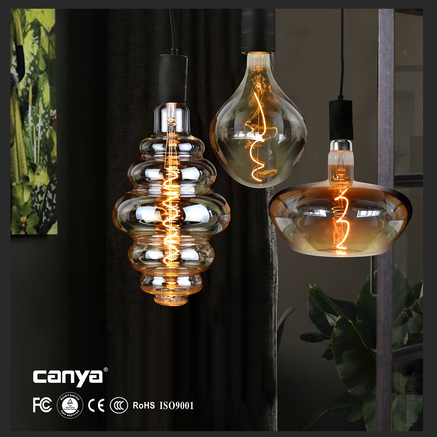 Smoky Glass LED Filament Bulb