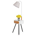 minglian,floor lamp,bedroom,white tea table lamp