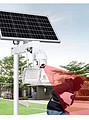 Outdoor playground square monitoring solar lighting