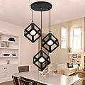 American style desk lamp of dining-room sitting room bedroom is contracted and fashionable iron art art droplight