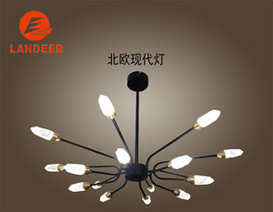 nordic modern branch-shaped chandelier