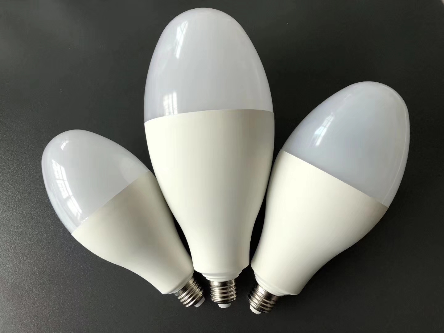 B type white plastic coated aluminum LED bulb
