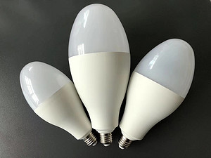 B type white plastic coated aluminum LED bulb