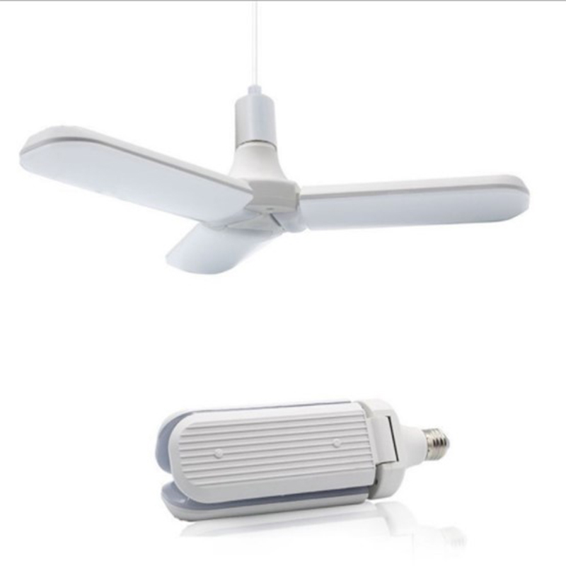Three-leaf lamp folding fan lamp