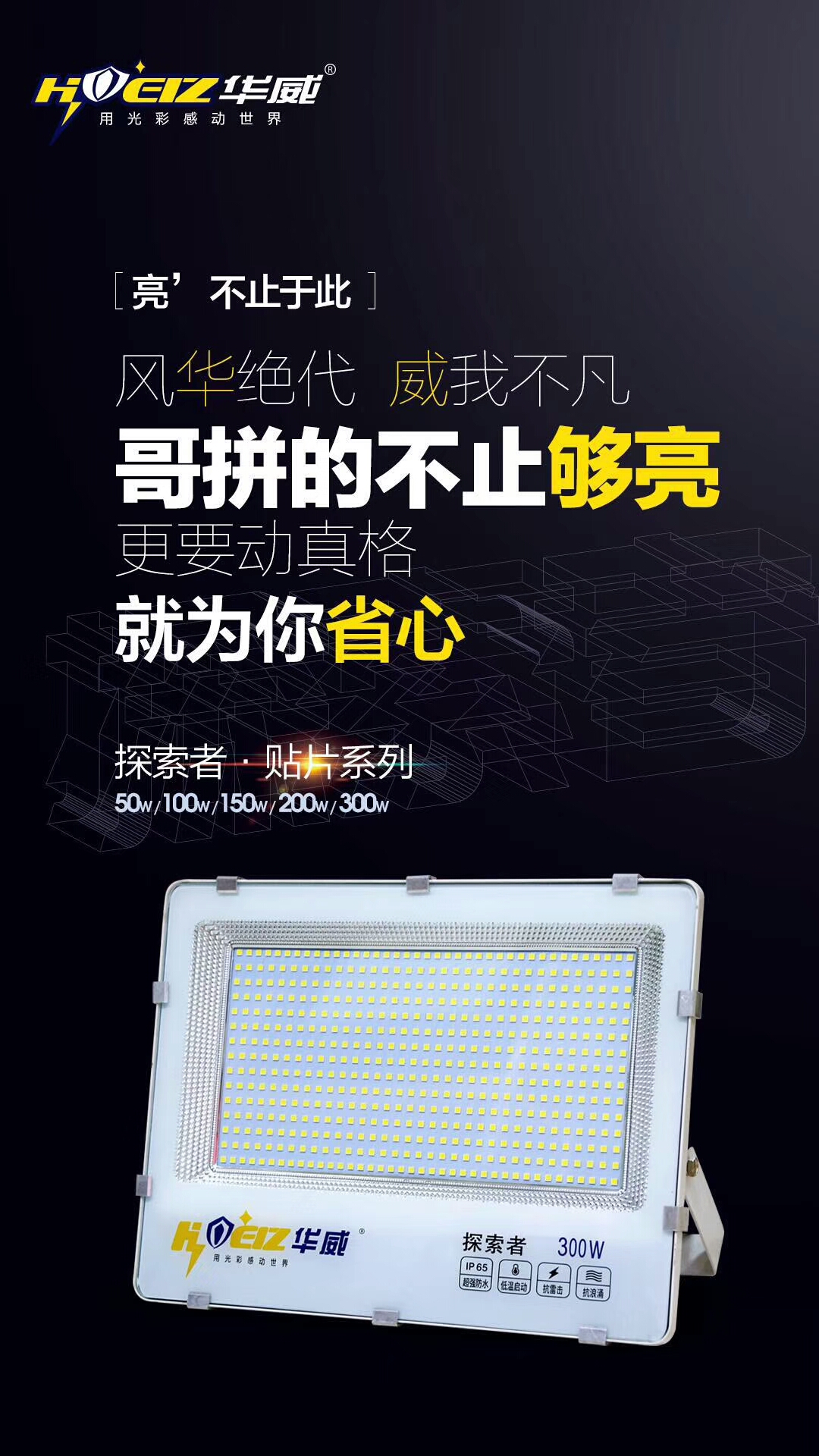 huawei,pathfinder,floodlight,50W/100W/150W/200W/300W,white