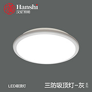 LED grey ceiling lamp