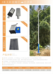 Solar street lamp - economy style