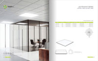 simple white office panel light