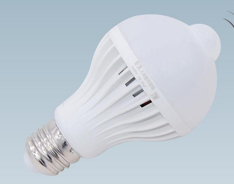 jukai,Led Bulb,white,simple,The human body induction