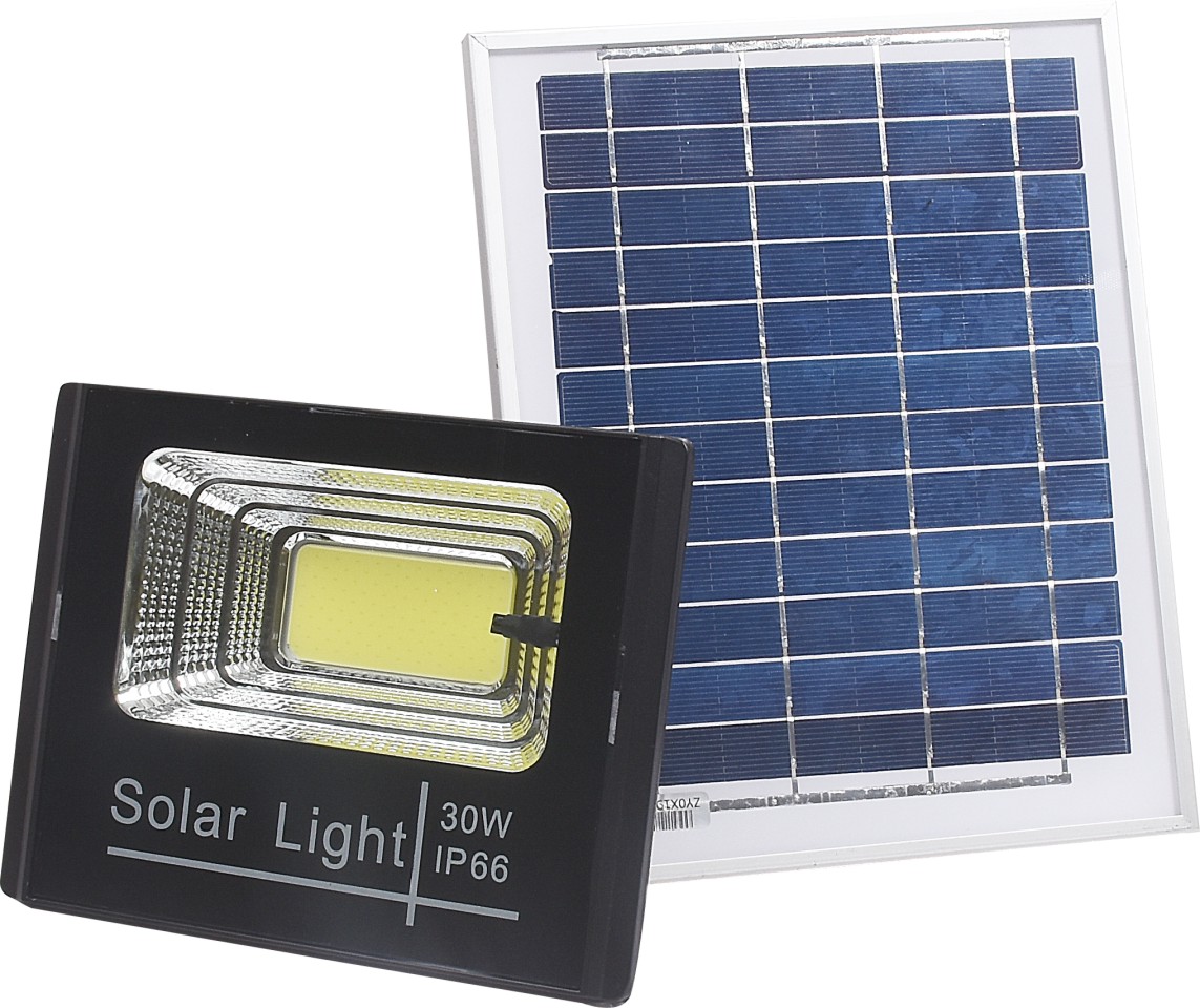 30W outdoor solar floodlight