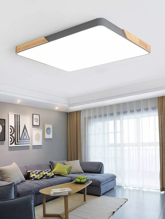 rectangle nordic ceiling lamp