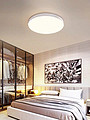 boying,Simple warm white bedroom circular ceiling lamp