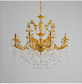 sidana,Golden simple crystal candle ball bubble chandelier