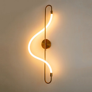 Modern minimalist line wall lamp