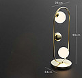 Modern contracted individual character desk lamp