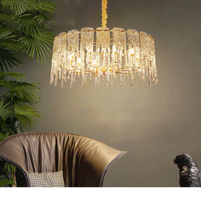 Modern light luxury art crystal lamp