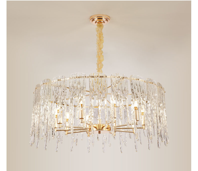 Modern light luxury art crystal lamp