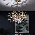 Modern light luxury art crystal lamp