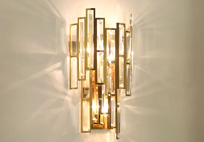 Modern light luxury art crystal lamp