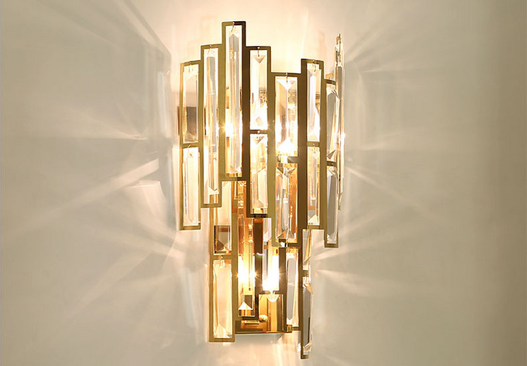 Modern light luxury art crystal lamp