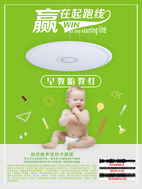 xinboxingsheng,Early education,Prenatal education lamp,ceiling lamp