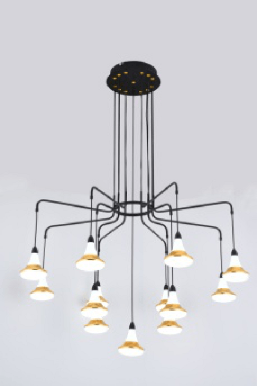 Haofeng, Tieyi acrylic two-color converter chandelier