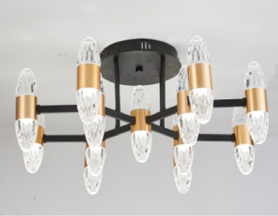 Haofeng, Tieyi glass two-color converter chandelier