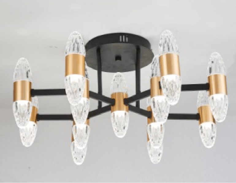 Haofeng, Tieyi glass two-color converter chandelier