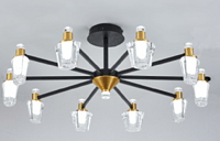 Haofeng, Tieyi acrylic two-color converter chandelier