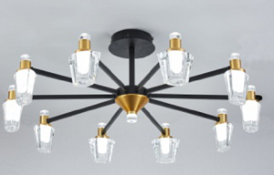 Haofeng, Tieyi acrylic two-color converter chandelier