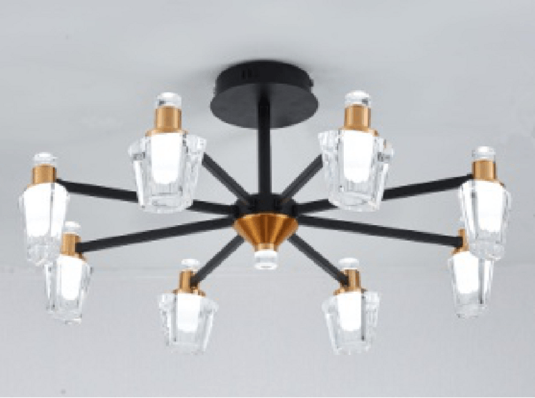 Haofeng, Tieyi acrylic two-color converter chandelier