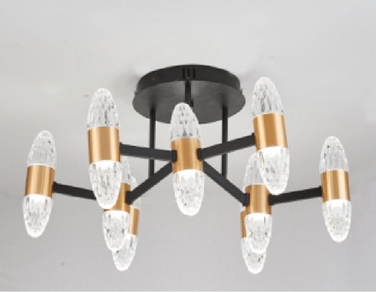 Haofeng, Tieyi glass two-color converter chandelier