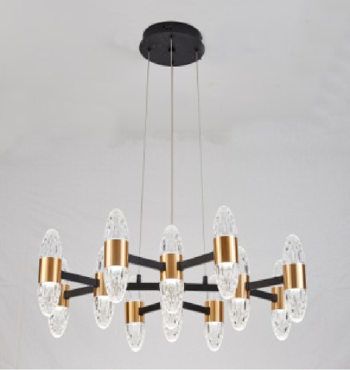 Haofeng, Tieyi glass two-color converter chandelier