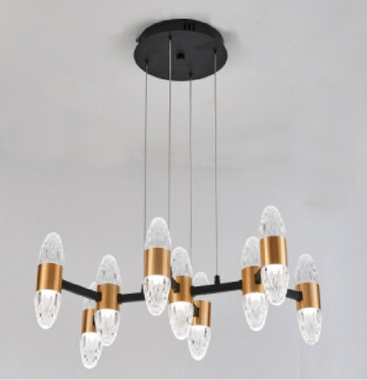 Haofeng, Tieyi glass two-color converter chandelier