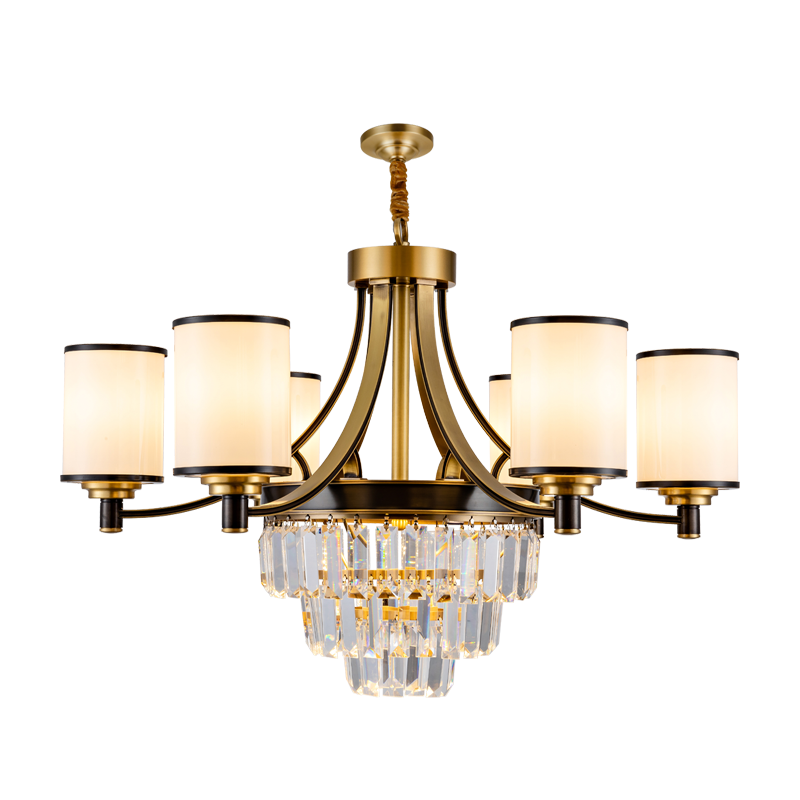 Tonghuashun,Chinese style six - head living room crystal chandelier