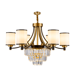 Tonghuashun,Chinese style six - head living room crystal chandelier