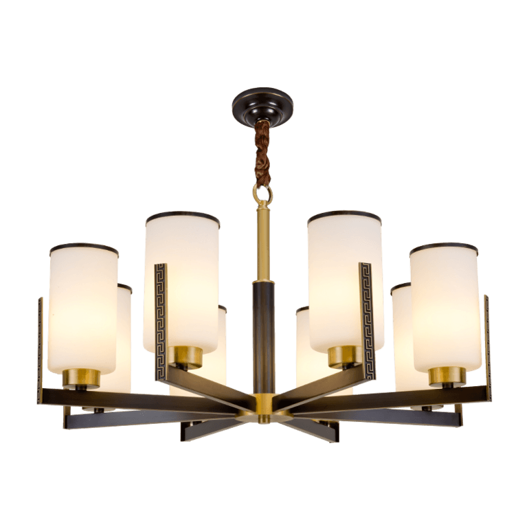 Tonghuashun,Eight Chinese style simple classical LED porch chandelier