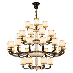 Tonghuashun,New Chinese style luxurious atmosphere living room dining room droplight