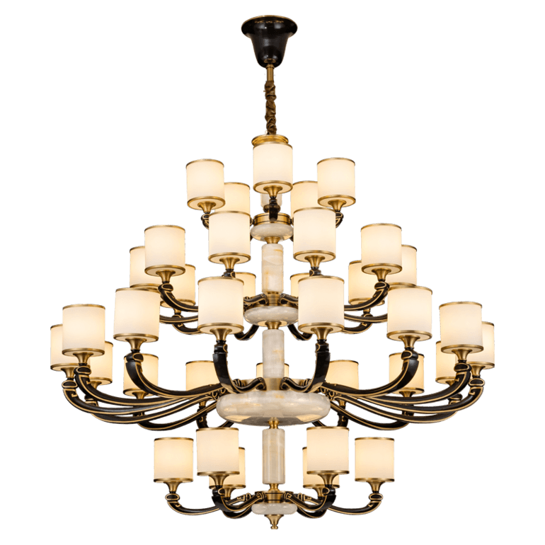 Tonghuashun,New Chinese style luxurious atmosphere living room dining room droplight