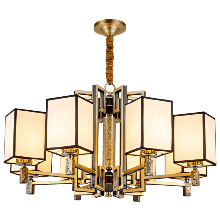 Tonghuashun,New Chinese style classical corridor staircase eight - headed chandelier