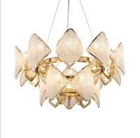 Aosihua,Light luxury atmosphere champagne gold chandelier