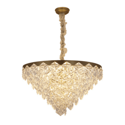 Aosihua,Champagne gold American atmosphere living room LED droplight