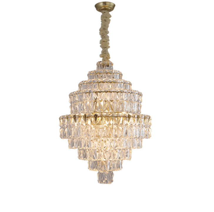 Aosihua,Villa living room large chandelier post-modern light luxury crystal chandelier